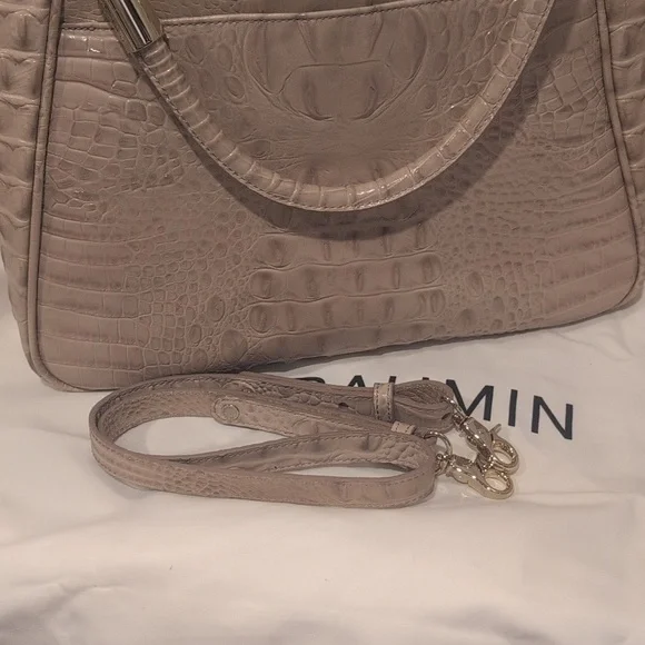 Brahmin Melbourne Ruby Satchel Euc